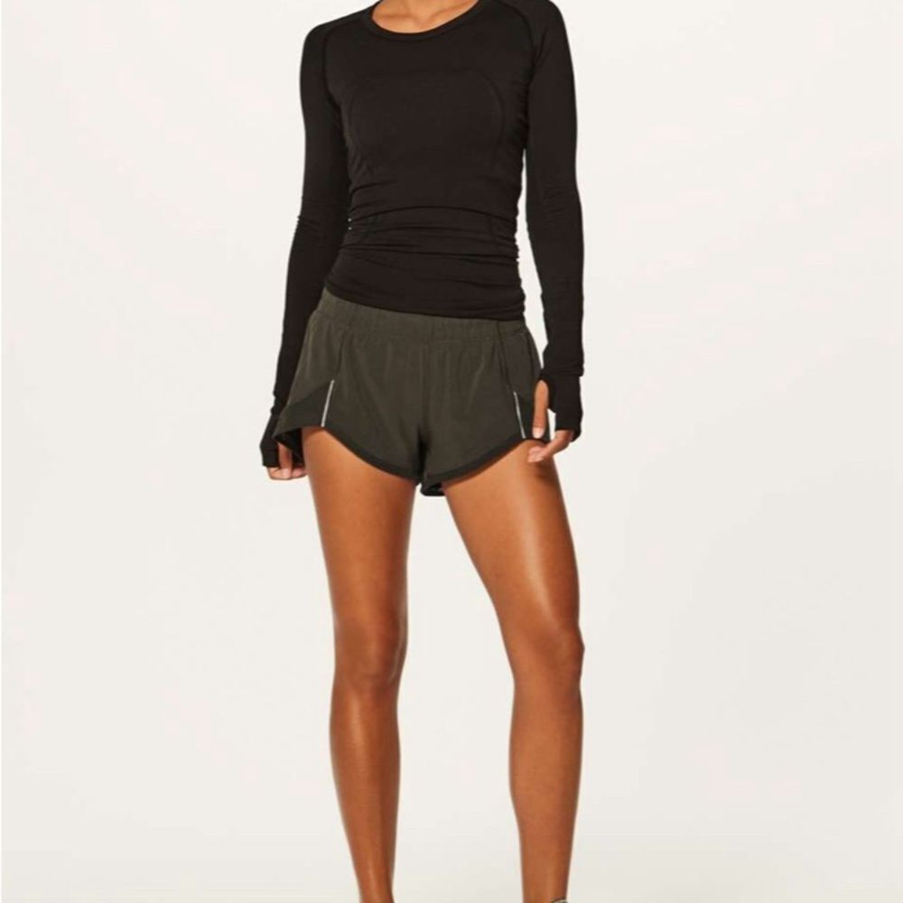 lululemon athletica Olive Green Athletic Shorts
